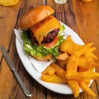 Hamburguesa de pollo o ternera