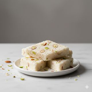 Coconut barfi
