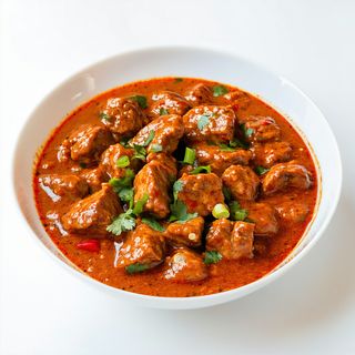 Carne de porc cu curry ( iute)