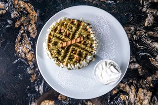 Pistachio Waffle