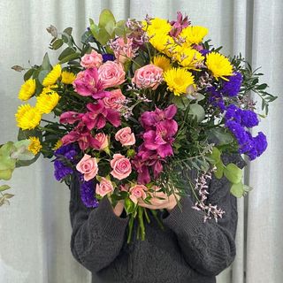 Ramo de Flores Frescas Explosión de Color