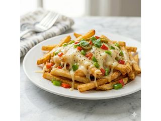 47 Patatas Con Queso Y Pimiento