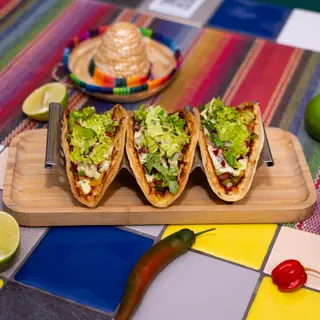 3 Chicken Cheeseburger Tacos