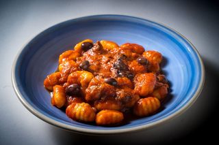 Ñoquis En Salsa De Tomate Picante