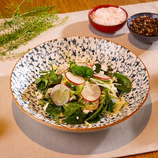 Летний салат с фетой и фенхелем / Salată de vară cu feta și fenicul