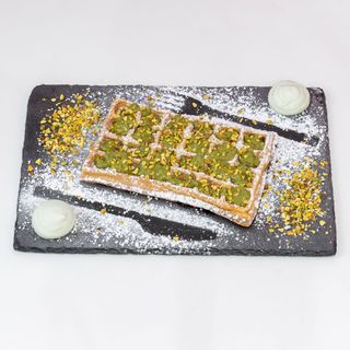 Waffle brunella pistacchio