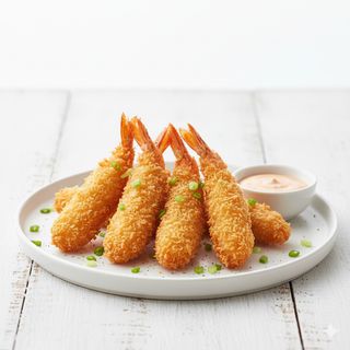 Langostino en tempura (4 uds.)