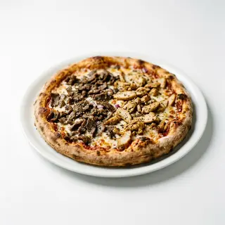 Pizza kebab 50% (33x33 cm.)