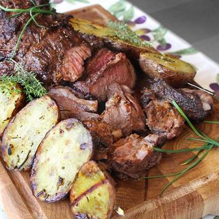 Friptura de miel cu legume la gratar