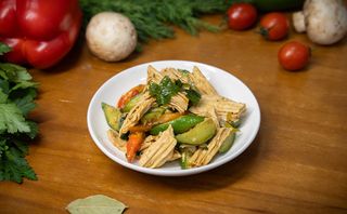 Салат "Спаржа по-корейски"