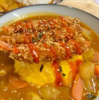 Arroz Curry De Gamba