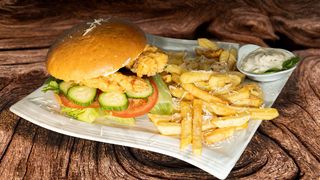 Crispy burger