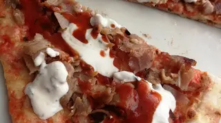  Pizza kebab al taglio