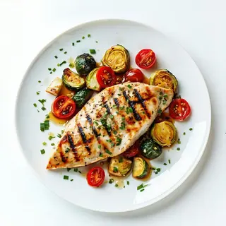 Petto di pollo con verdure