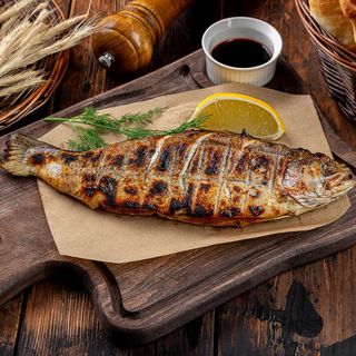 Форель на мангале