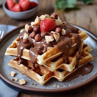 Gaufres Nutella Fruits Secs