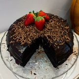 Tarta vegana de chocolate