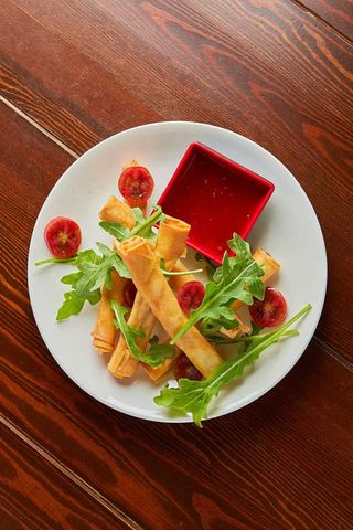 Спринг роллы с брынзой