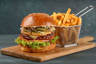 Beef Pickle Relish Burger