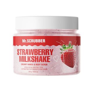 Крем-скраб З Ароматом Полуничного Коктейлю Strawberry Milkshake, 250 G