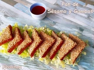 10. Pan Tostado De Gambas Y Semamo