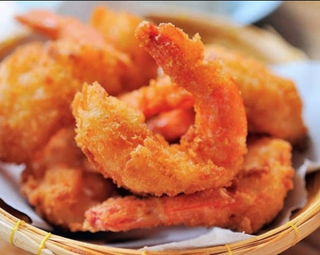 Gambas fritas (ración)