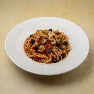 Pasta ai Gamberi al Rosso