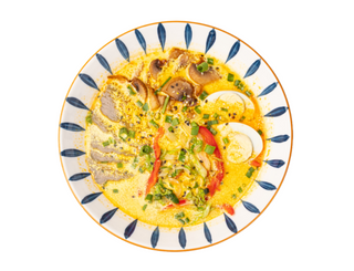 Рамен сырный с говядиной