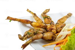 Coscette di rane - alla piastra