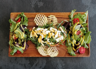 Brucheta de Camarão com Cogumelos Shiitake