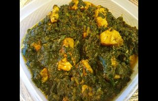 Chicken palak