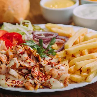 Kebab pui farfurie