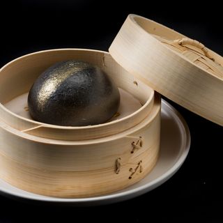 41. Black taro bao