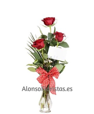 Ramo De Rosas Rojas (3 Uds.)