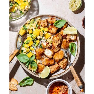 Shiitake, Mango, Avocado And Marinated Crispy Tofu