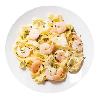 Tagliatelles Aux Crevettes