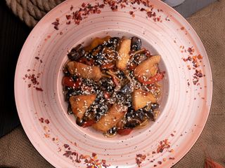 Паста з куркою та грибами (350g)