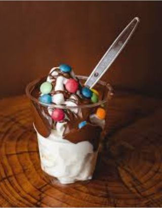 Gelato soft EXTRA BIG con Nutella e Smarties