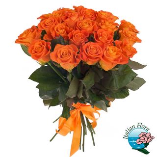 Bouquet di rose arancioni