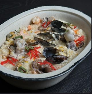 Ризото з морепродуктами