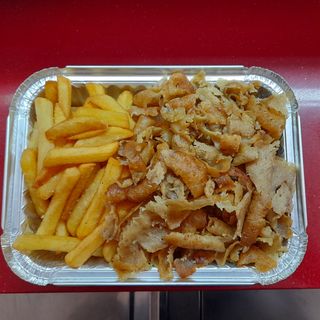 36. Plato sin verdura solo carne y patata o arroz 