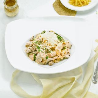 Паста с креветками