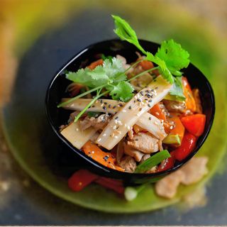 Bamboo Pork with Rice