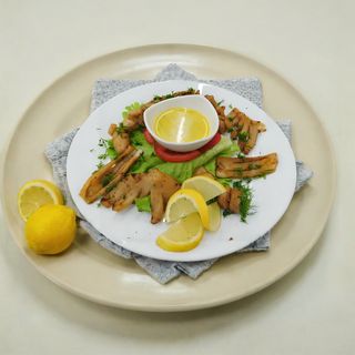 Калмари на туч с дресинг