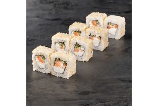 Сливочный ролл с лососем