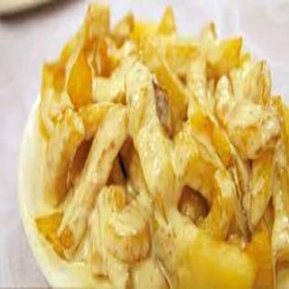 Patatas "Alicabra"Con Salsa De Cabrales y alioli