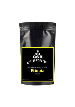 Cafea de specialitate proaspăt prăjită, Etiopia, boabe, 250 g