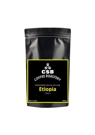 Cafea de specialitate proaspăt prăjită, Etiopia, boabe, 250 g