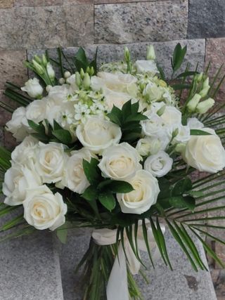 Buchet alb elegant