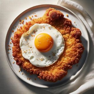 Sznycel z jajkiem sadzonym